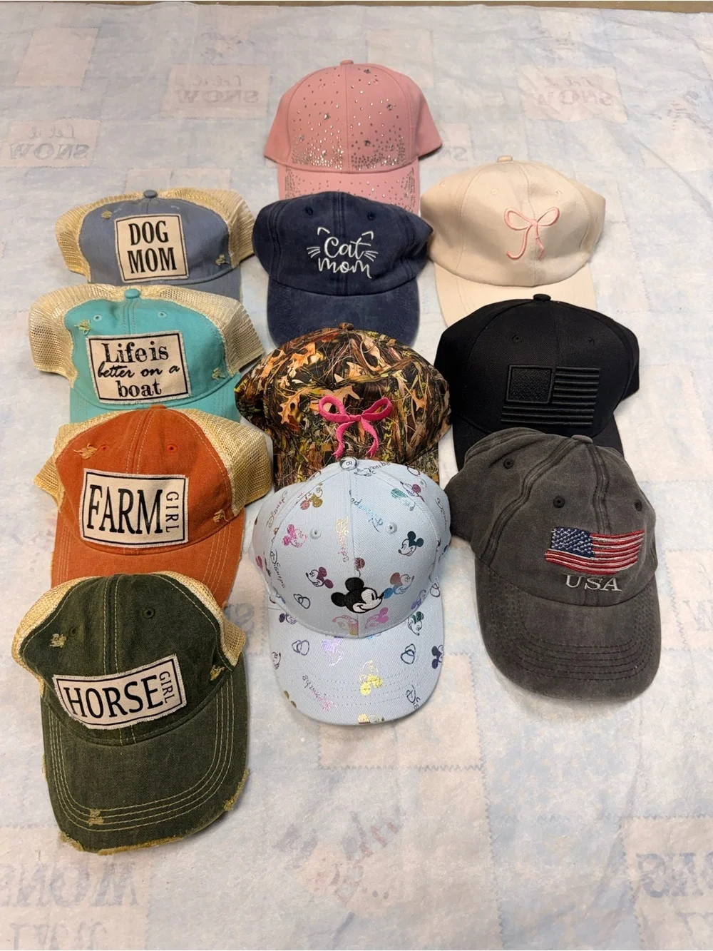 Brand New Ball Caps. One each. Unisex